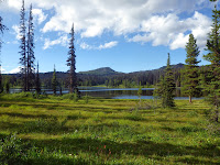 Trapper Lake along the FatDog120 course