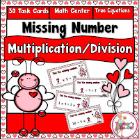  Multiplication and Division Missing Numbers