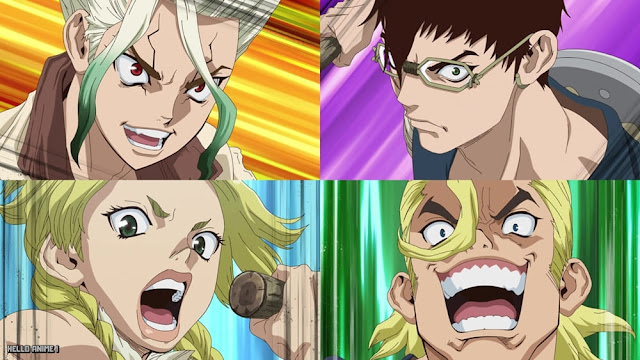 ドクターストーン アニメ 3期16話 石神千空 ニッキー 金狼 マグマ Dr. STONE Season 3 Episode 16