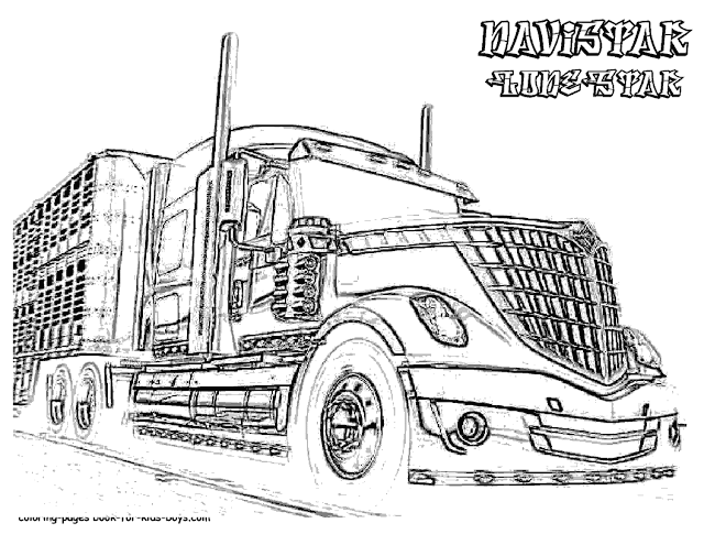 finest truck coloring pages