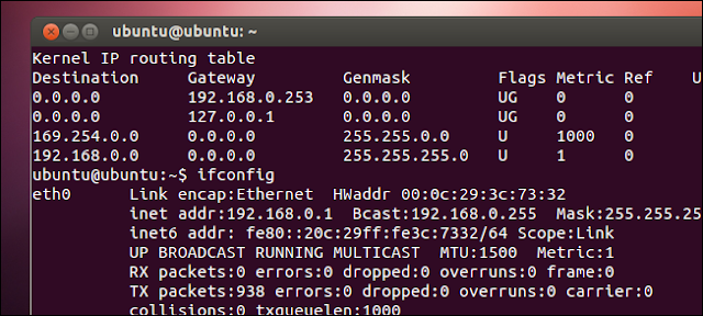 ip address command line