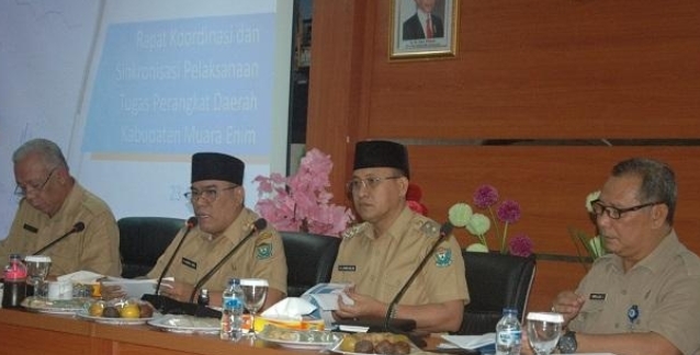 Rapat Koordinasi dan Sinkronisasi Pelaksanaan Tugas Perangkat Daerah Muara Enim