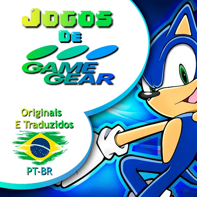 Capa da pagina de Roms de Game Guear indicando que há vários jogos para download