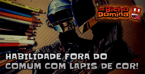 Uma habilidade fora do comum com lápis de Cor