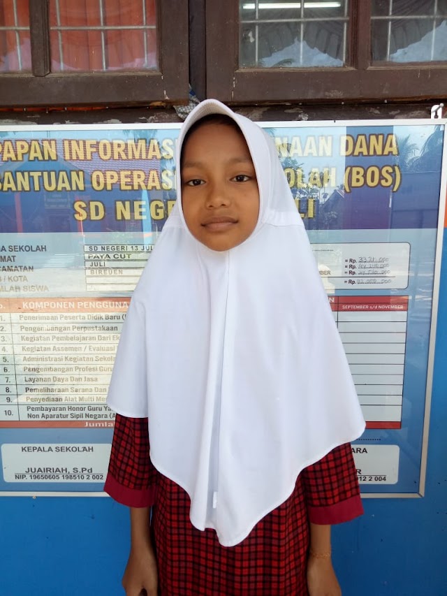 Meriska Bugis, Siswa Berprestasi dari Juli