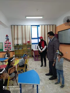 " عقل " يتفقد العملية التعليمية بالمدرسة المصرية اليابانية بشرم الشيخ "