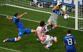 أهداف مباراة ايطاليا وكرواتيا 1-1 في بطولة اليورو 14-6-2012