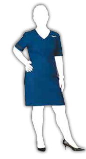 United Airlines Flight Attendant Uniform Female Domestic Look #11