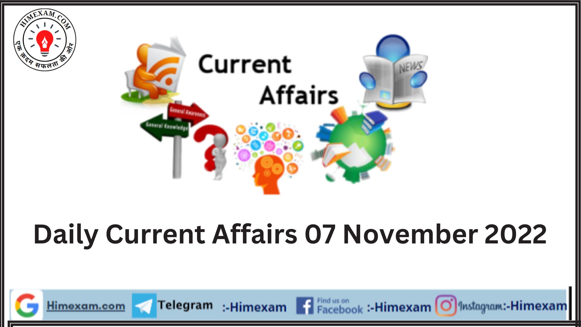 Daily Current Affairs 07 November 2022