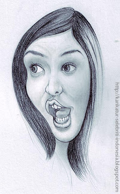 Cathy Sharon - Karikatur Selebriti Indonesia