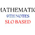Download Mathematics 9th SLO Based (KPK) in pdf