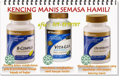 shaklee untuk kencing manis semasa hamil