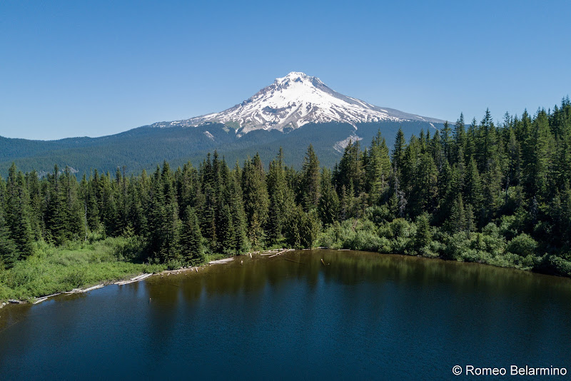 Mt. Hood National Forest Mirror Lake Trail Drone View 5 Great Hikes in Oregon’s Mt. Hood Territory