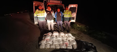 TRUJILLO: POLICIA DE CARRETERAS INCAUTA 111 KILOS DE MARIHUANA