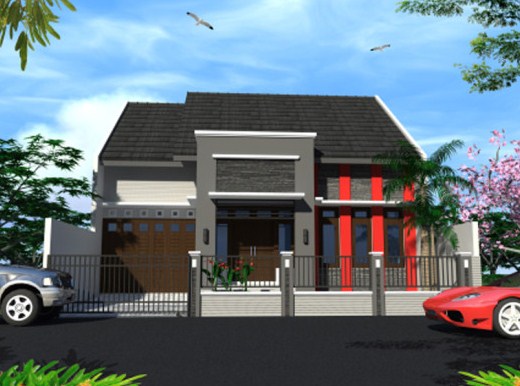 Desain Gambar Rumah Minimalis Modern Sederhana Lantai 1 