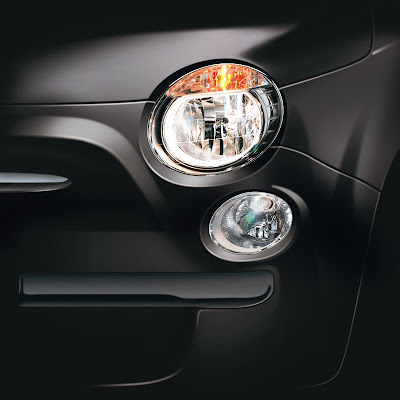 The headlights of the new Fiat 500 are a particularly neat design feature.