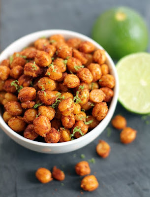 Midnight Snack Ideas - Spiced Garbanzo Crunch With Sweet Surprises