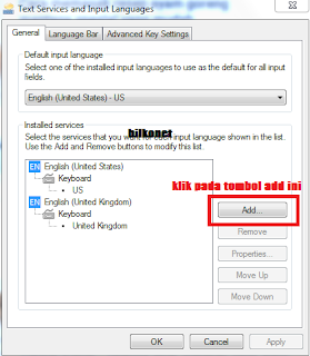 Mengaktifkan keyboard versi arabic - Langkah 4