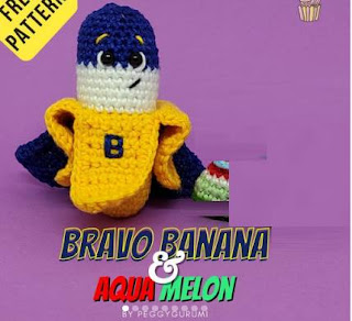 PATRON GRATIS BANANA AMIGURUMI 54196