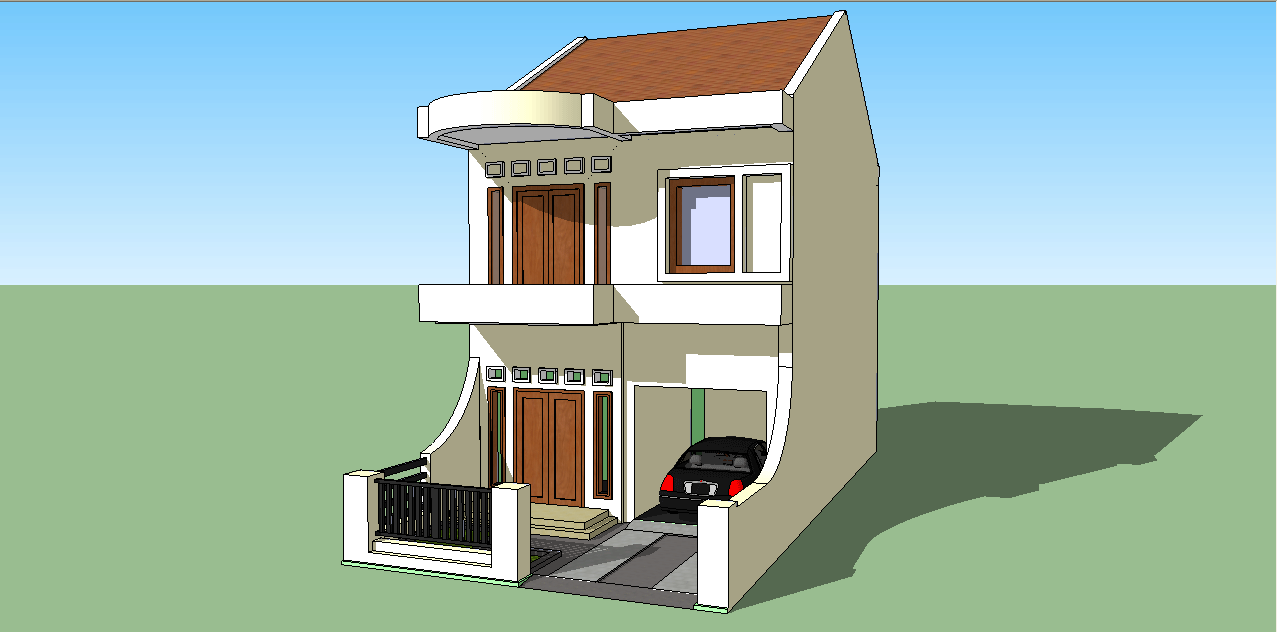  Sketsa Sederhana  Rumah Minimalis
