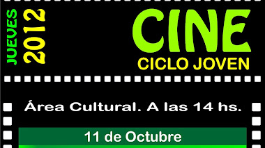Proyecciones Octubre 2012. Ciclo joven en el Área Cultural