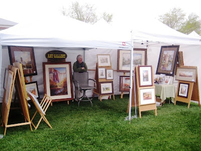 Roland Lee Booth display at St. George Art Festival