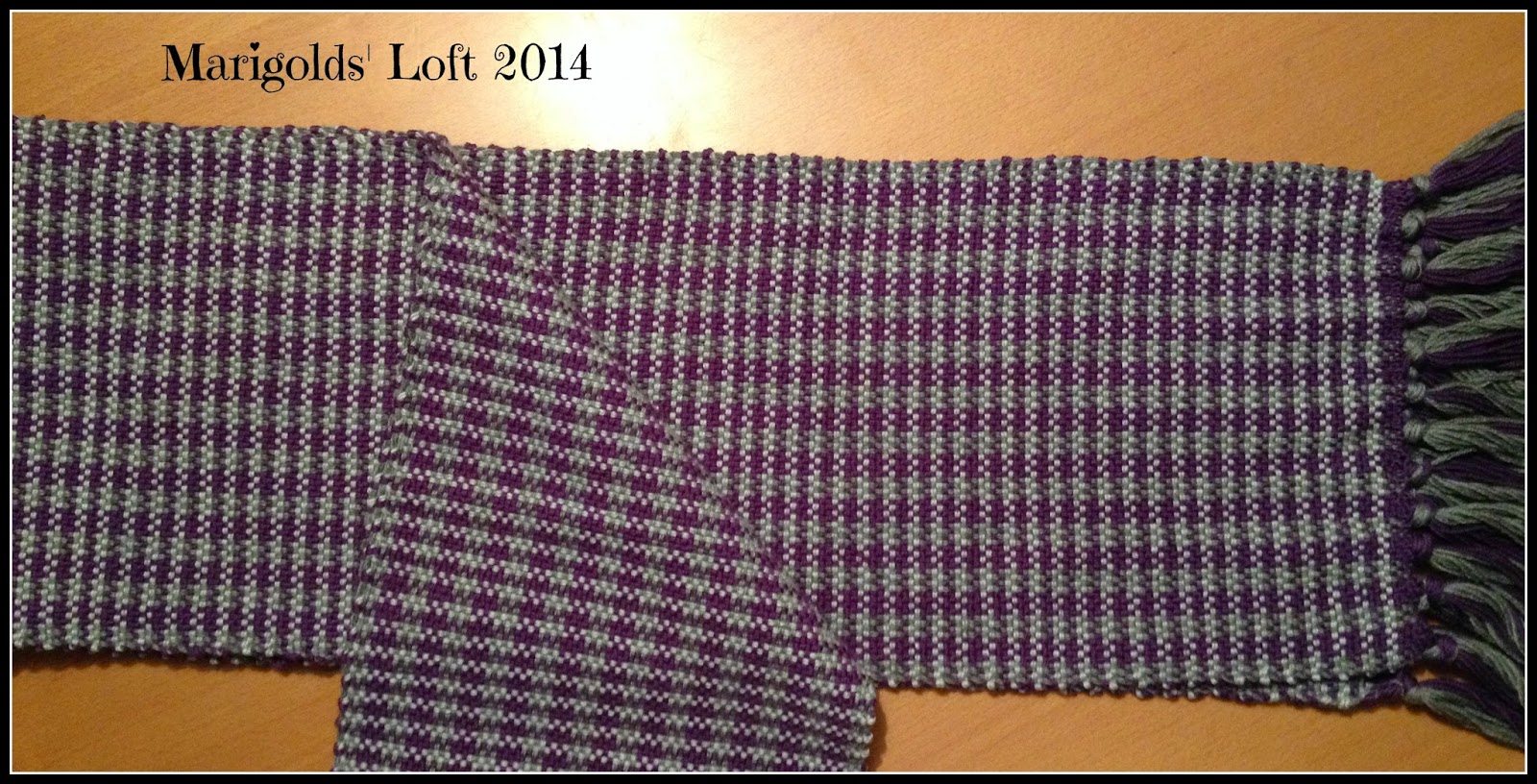 woven scarf rigid heddle