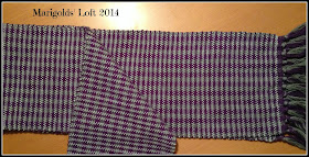 woven scarf rigid heddle