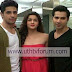 Alia Bhatt, Sidharth Malhotra and Varun Dhawan avoid each other at the Colors party