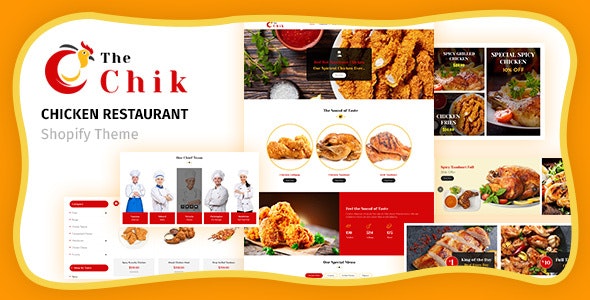 Chik - Food Shop, Restaurant Shopify Theme 