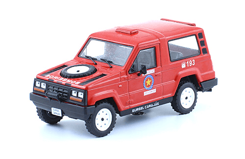 veículos de serviço do brasil 1:43, Gurgel Carajás 1:43 Cuerpo de bomberos
