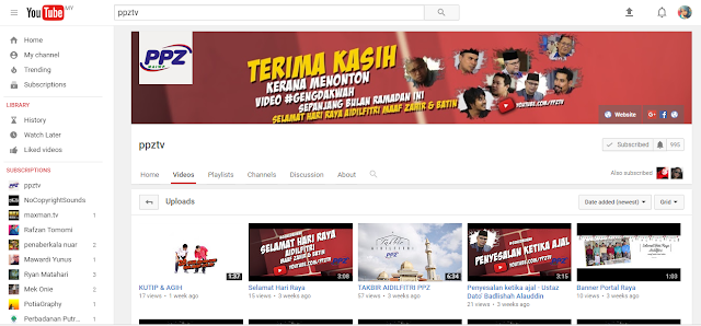 PENGETAHUAN MENGENAI ZAKAT MELALUI YOUTUBE PPZTV