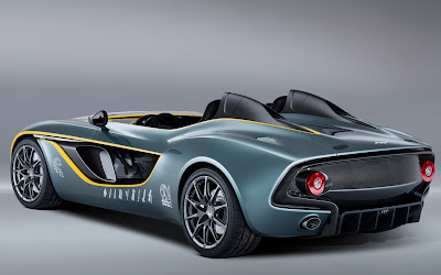 2013 Aston Martin CC100 Speedster concept rear three quarters view