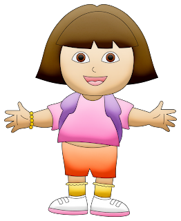 Dora the Explorer Clip Art.