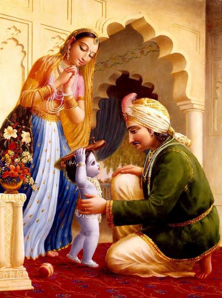 Krishna Serves His Pure Devotees