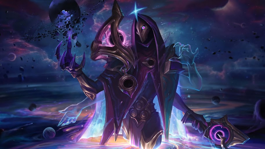 Dark Cosmic Jhin Splash Art Lol 4k Wallpaper 87