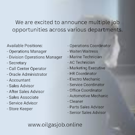 We are excited to announce multiple job opportunities across various departments.