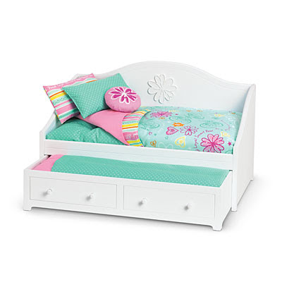 Lipstick and Sawdust: Trundle Bed for American Girl or 18 inch Doll