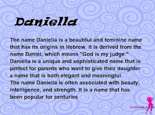 meaning of the name "Daniella"