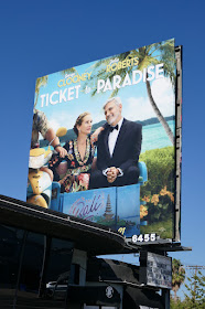 Ticket to Paradise movie billboard