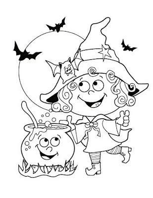 Desenhos do Halloween para Colorir e Imprimir