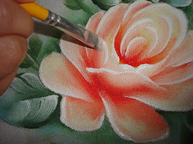 pintura em tecido como fazer rosas