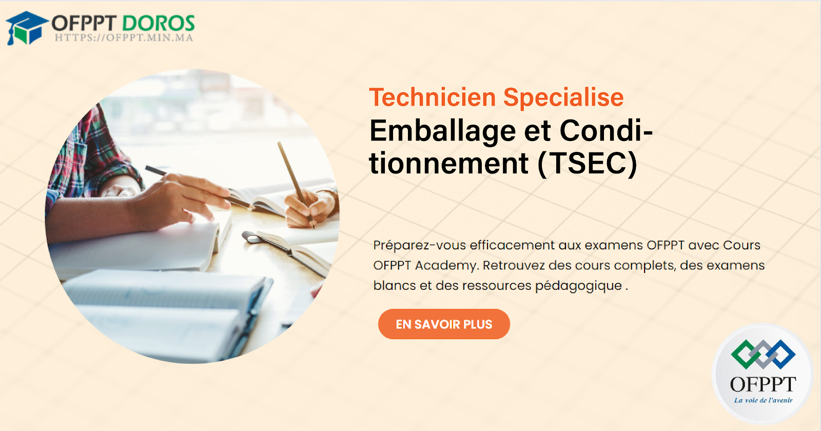 Technicien Spécialisé en Emballage et Conditionnement (TSEC)