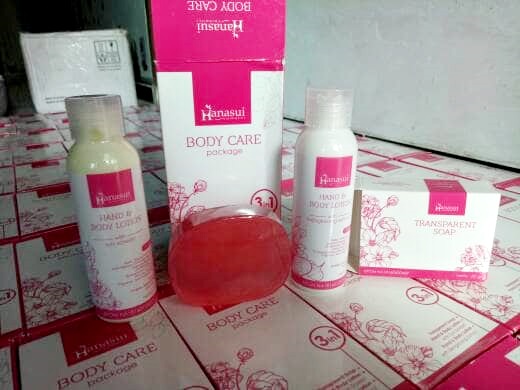 Paket Hanasui Body Care 3In1 Bpom