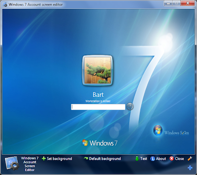 Screen Wallpaper on Mistry  Customize Windows 7 Login Screen Using Account Screen Editor