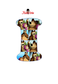 Abecedario de Masha y el Oso. Masha and the Bear Alphabet.