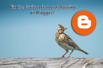 Fix the favicon icon no showing in Blogger