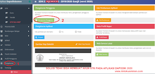 SOLUSI TIDAK BISA MEMBUAT AKUN GTK PADA APLIKASI DAPODIK 2020