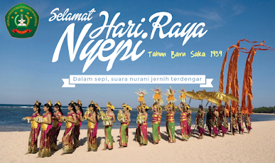 Contoh Spanduk hari raya Nyepi terbaru 2018