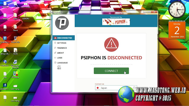 cara gandeng psiphon dengan bitvise ssh client